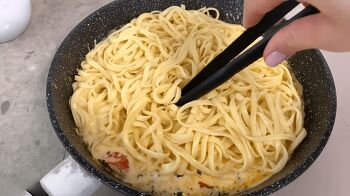 Паста с креветками в сливочном соусе фото 12 шага рецепта