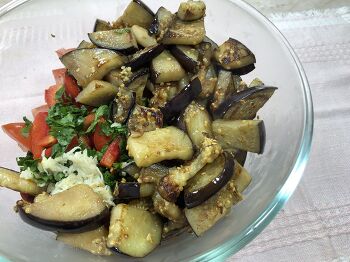 Армянский салат с баклажанами фото 8 шага рецепта