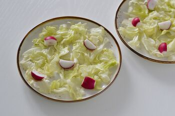 Салат с креветками, редисом и помидорами черри фото 3 шага рецепта