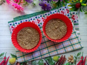 Яблочные кексы в микроволновке фото 4 шага рецепта