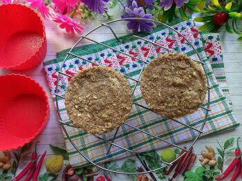 Яблочные кексы в микроволновке фото 5 шага рецепта