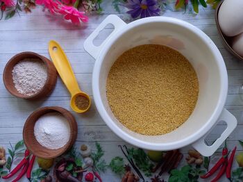 Льняной хлеб без муки фото 1 шага рецепта