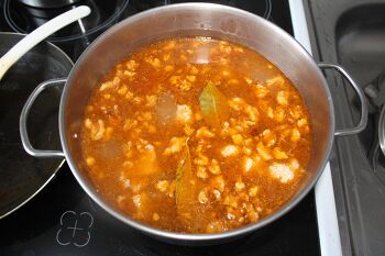 Суп Харчо с грецкими орехами фото 7 шага рецепта