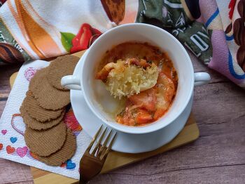 Пицца в микроволновке фото 10 шага рецепта