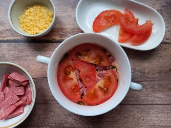 Пицца в микроволновке фото 7 шага рецепта