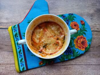 Пицца в микроволновке фото 9 шага рецепта