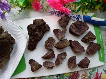 Говяжье легкое тушеное с овощами фото 3 шага рецепта