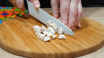 Салат с курицей и фетой фото 1 шага рецепта