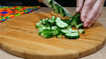 Салат с курицей и фетой фото 2 шага рецепта